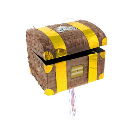 Picture of PIRATE TREASURE BOX PINATA 30X25X34CM